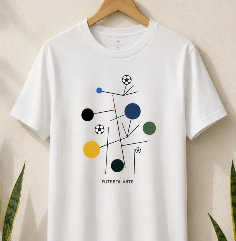 camiseta joga bonita — estampa moça com brinco de pérola